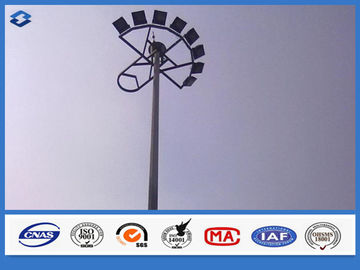 LED Electric Q235B Materiaal stalen mast snelweg licht paal, licht toren mast aangepaste kleur